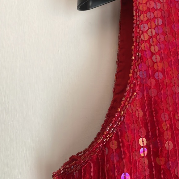 Chanson D’Amour Vintage Sequin Top Large - Picture 3 of 7